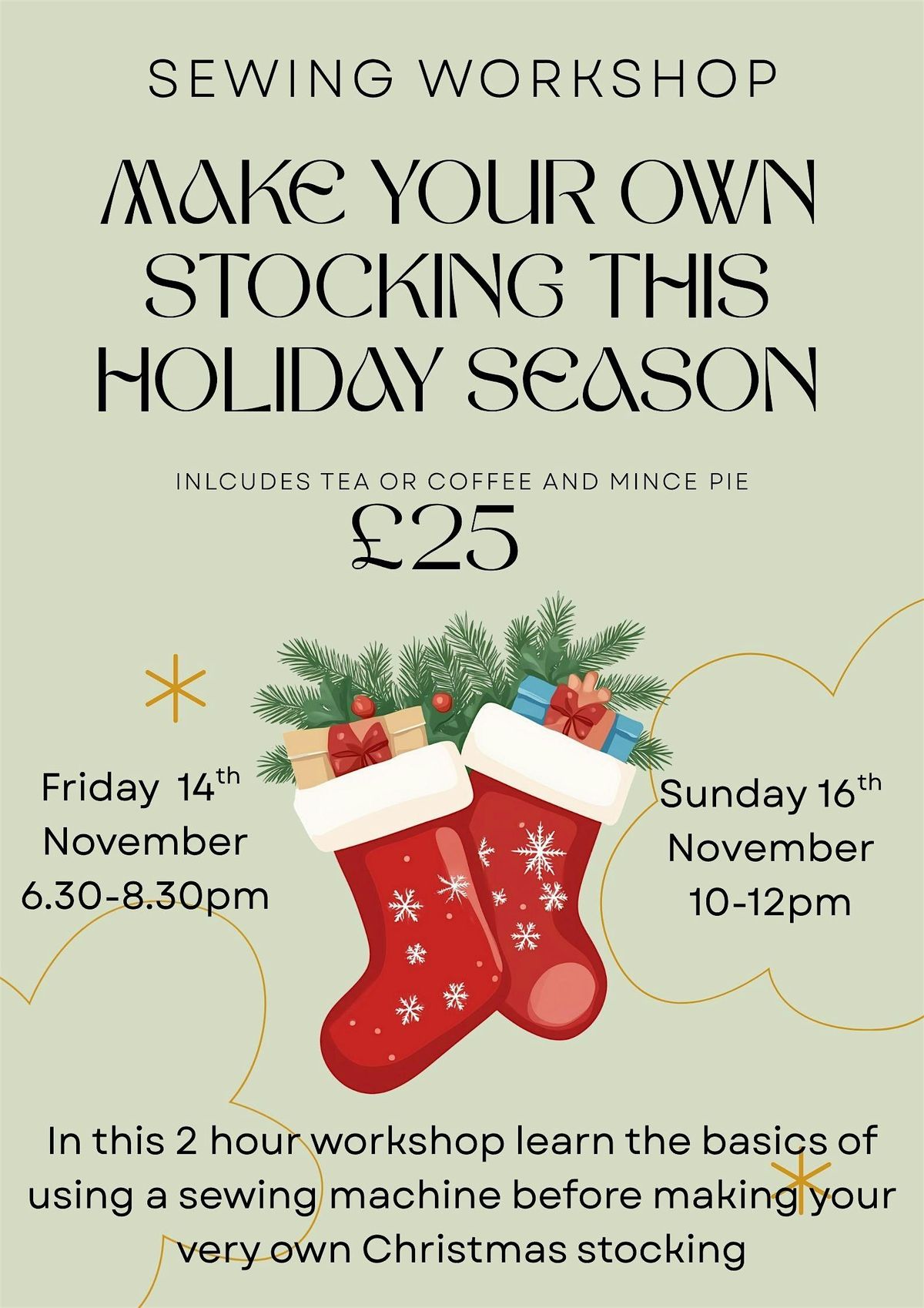 Christmas Sewing Workshop