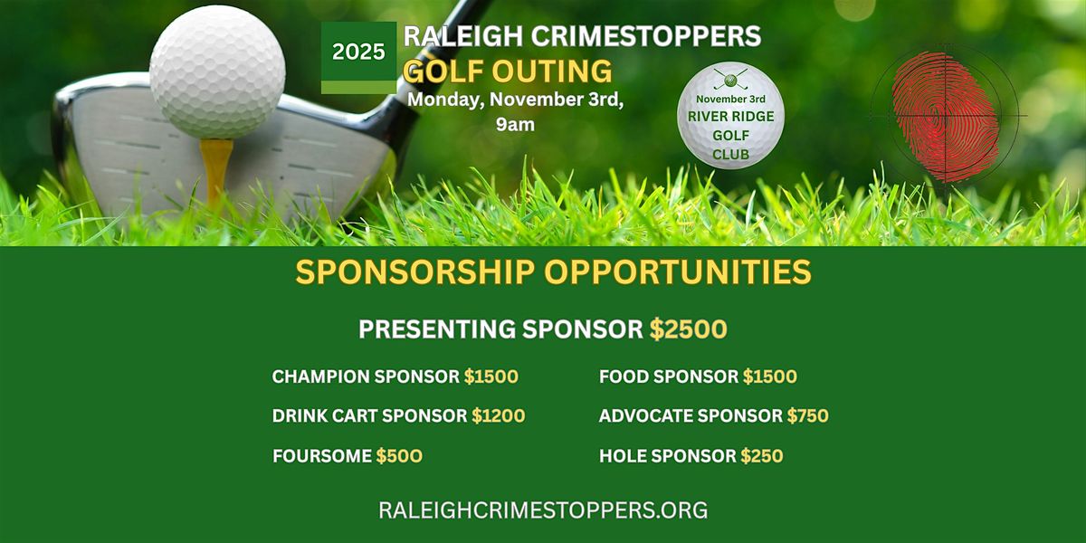 Raleigh CrimeStoppers Annual Golf Outing