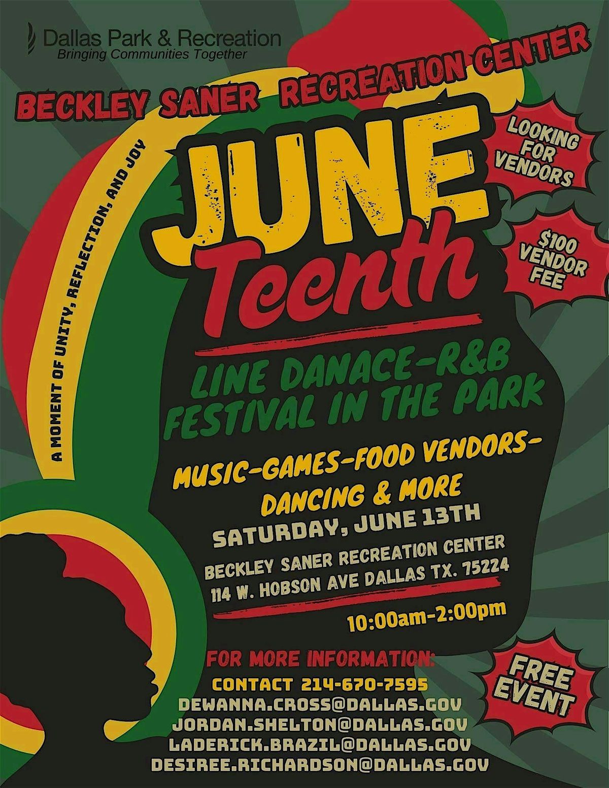 Juneteenth Line Dance\/R&B Festival in the Park
