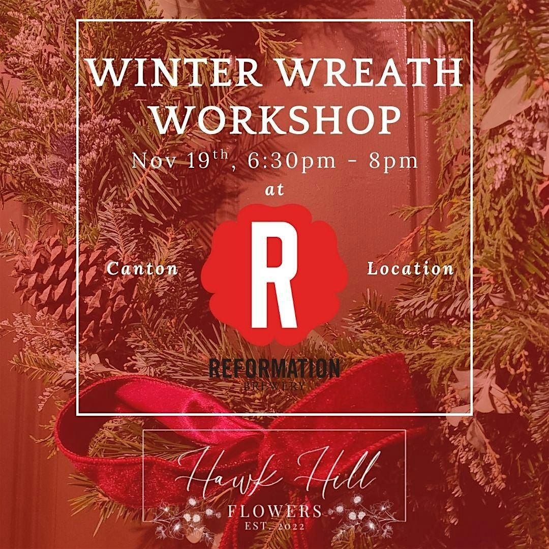 Winter Wreath Workshop at Reformation Brewery