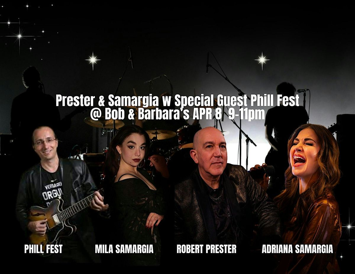 Sounds of Brazil: Prester & Samargia with Special Guest Phill Fest