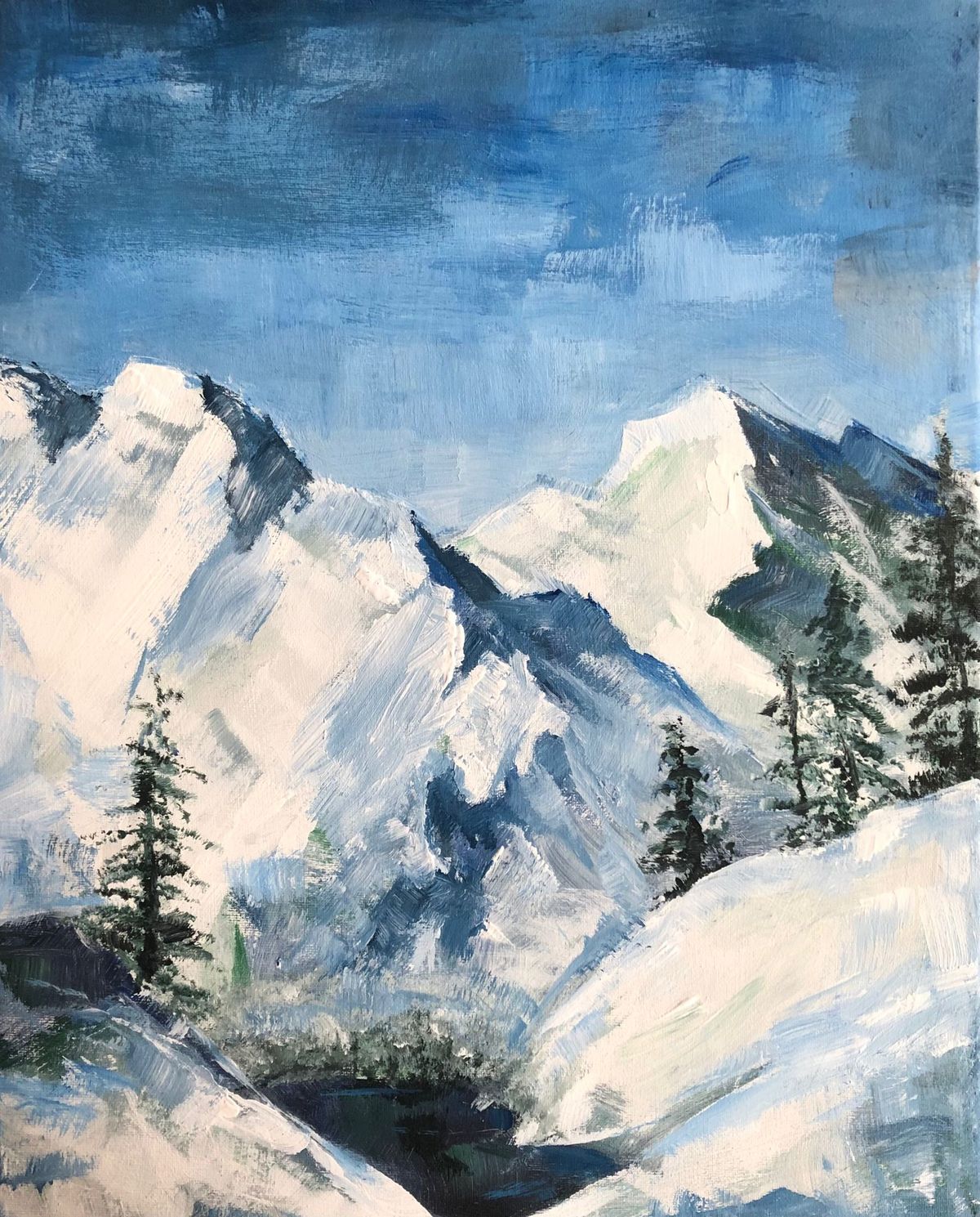 SIP AND CREATE: WINTER WONDERLAND PAINTING