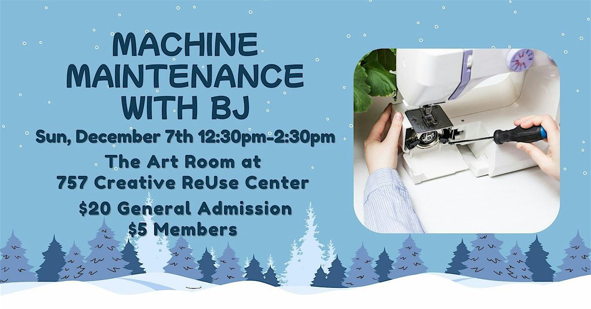Basic Sewing Machine Maintenance with BJ
