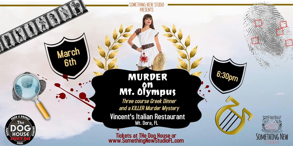 M**der on Mt. Olympus - An Immersive M**der Mystery Dinner Event