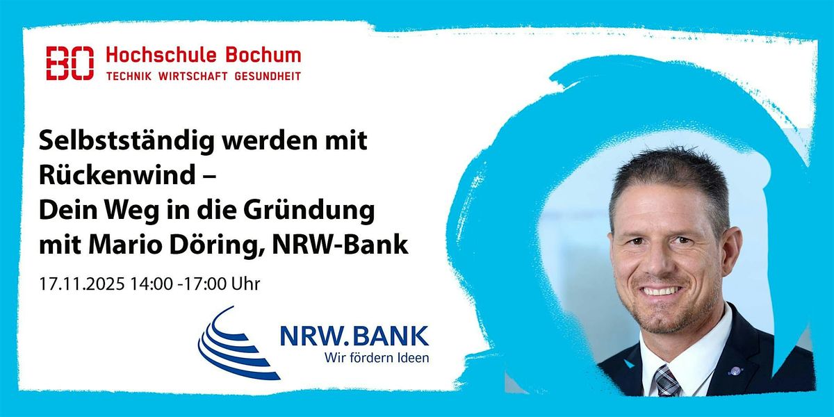 Workshop: Selbstst\u00e4ndig werden mit R\u00fcckenwind \u2013 Dein Weg in die Gr\u00fcndung