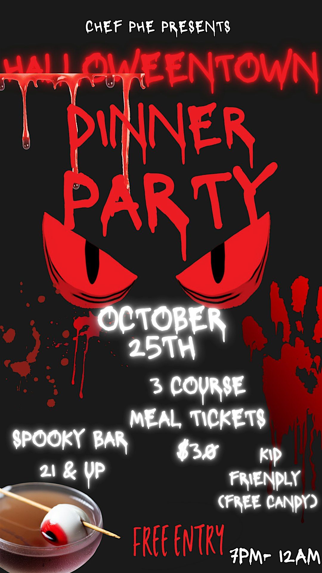 Chef Phoenix presents HalloweenTown Dinner