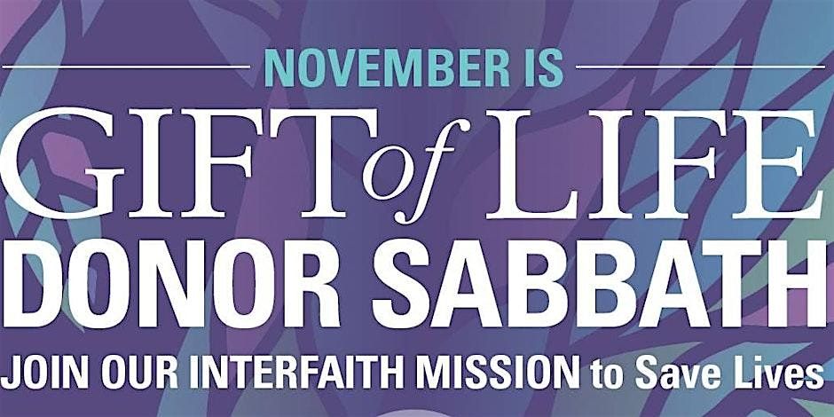 2025 Gift of Life Annual Donor Sabbath Commemoration &  Gospel Concert