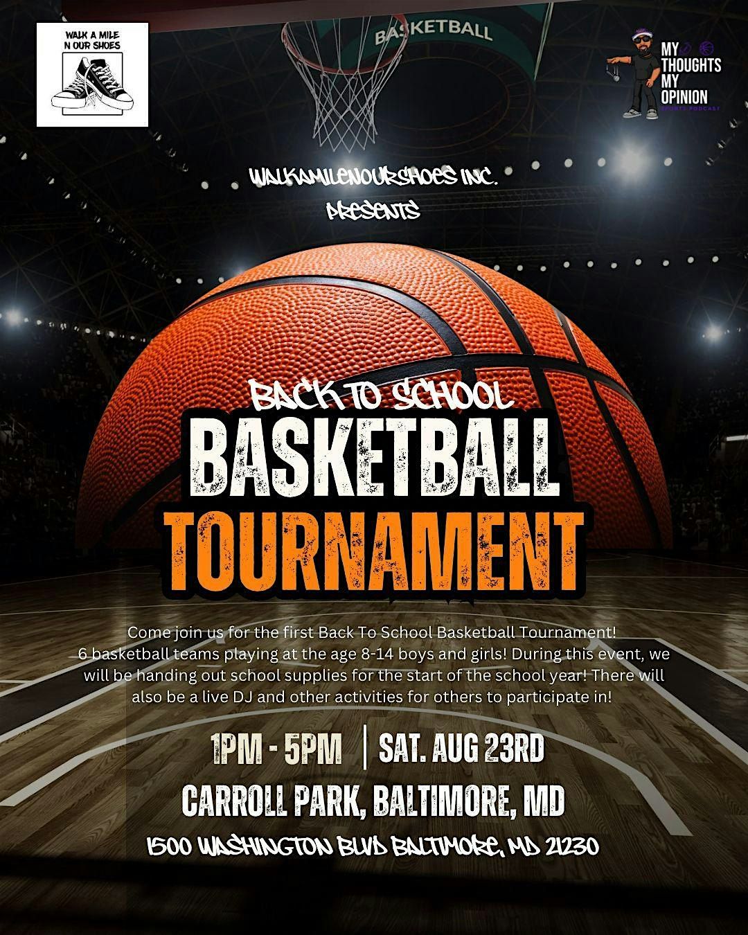 Back To School Basketball Tournament