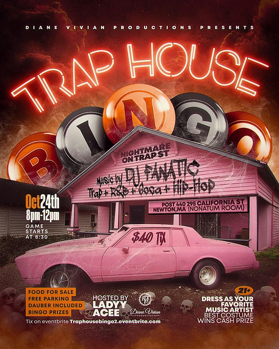 Trap House Bingo Nightmare on Trap ST