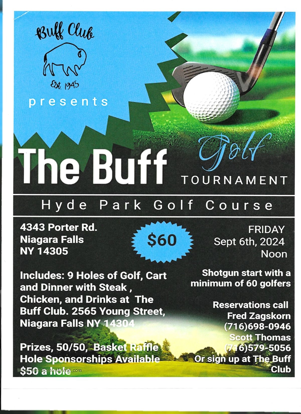 The Buff Annual Golf Tournament 