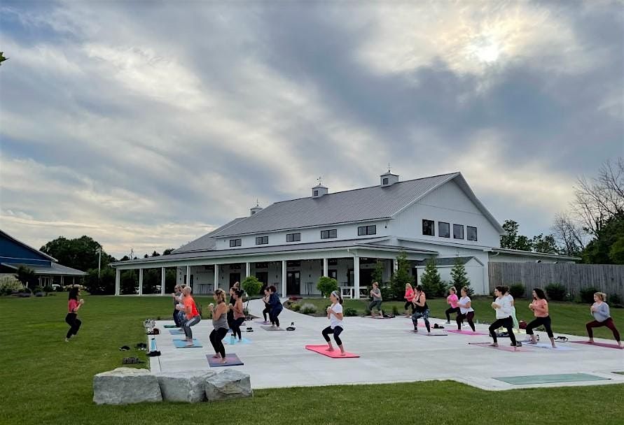 Cider Yoga at Pomona of Blue Barn Cidery