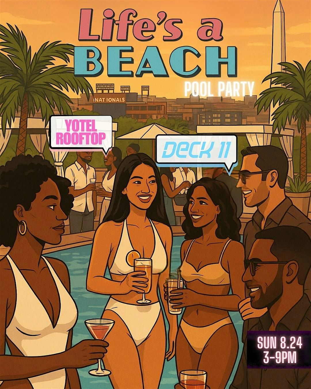 ThoseGuyz: Life is a Beach Rooftop Pool Pary
