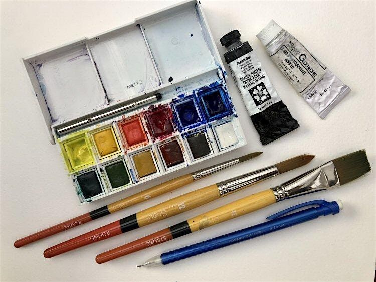 LAURIE\u2019S WATERCOLOR FIX IT CLASS:Saturday 10am\u201312:30pm, April 5th