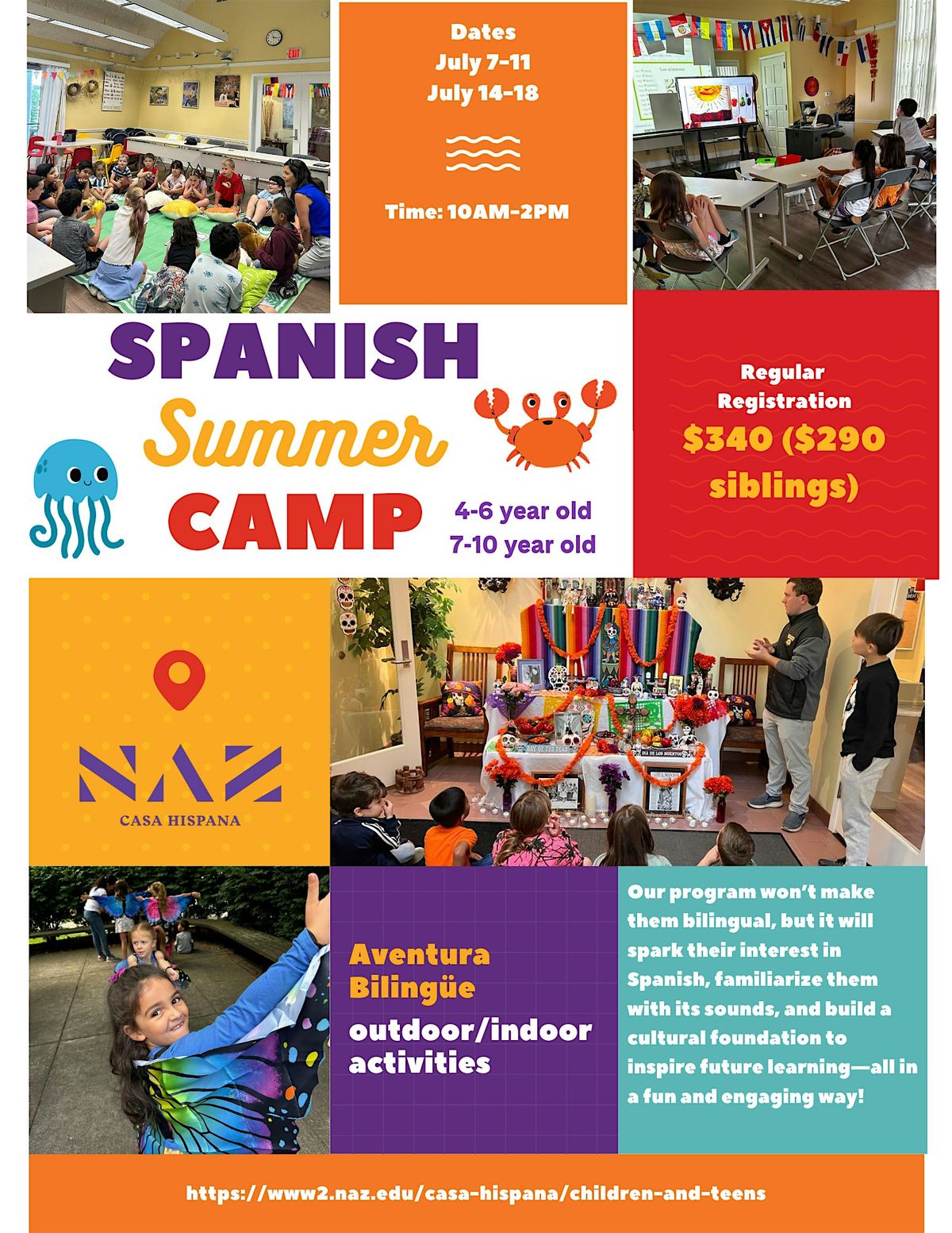 Spanish Summer Camp: "Aventura Biling\u00fce"