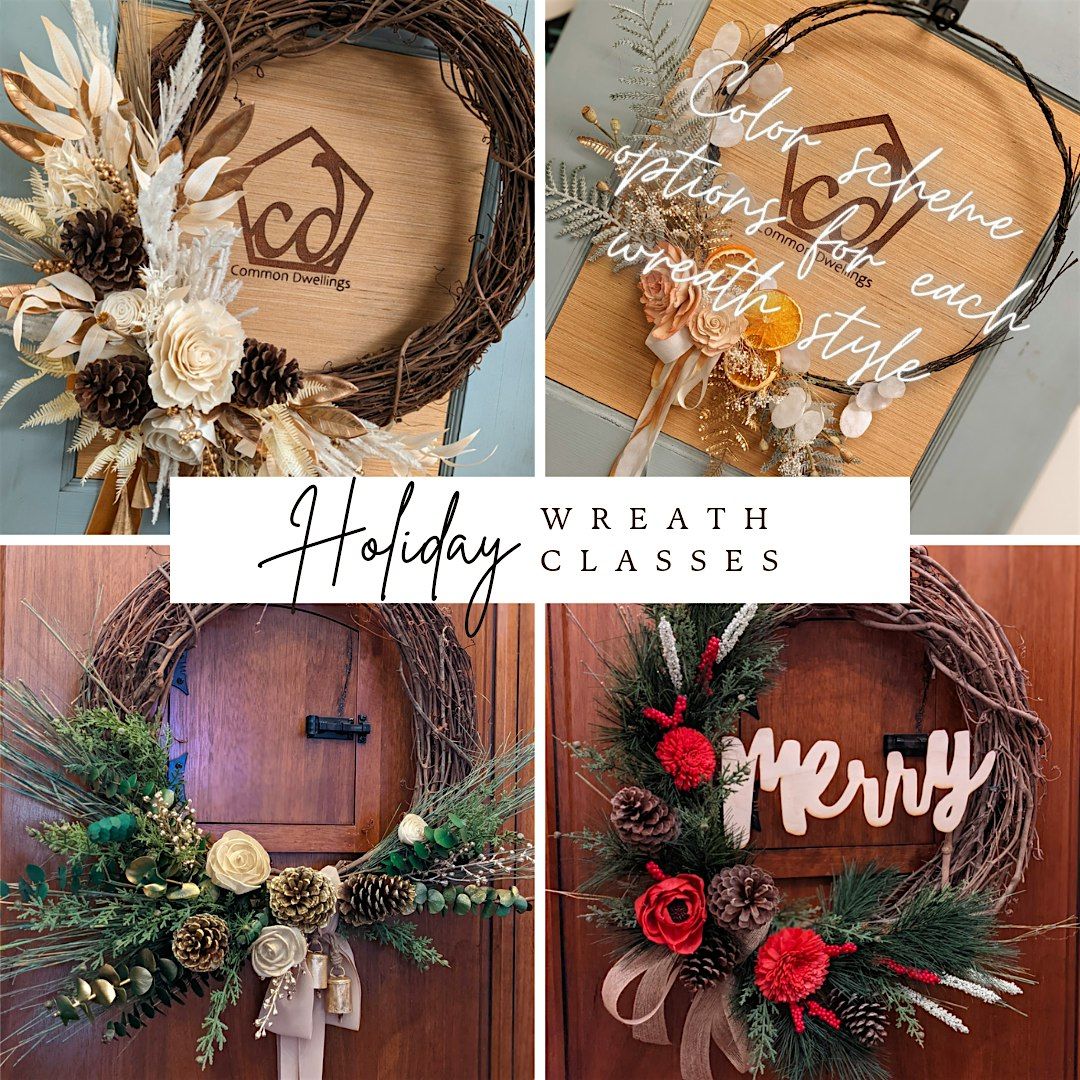 Beer and Blossoms: Holiday Wreaths