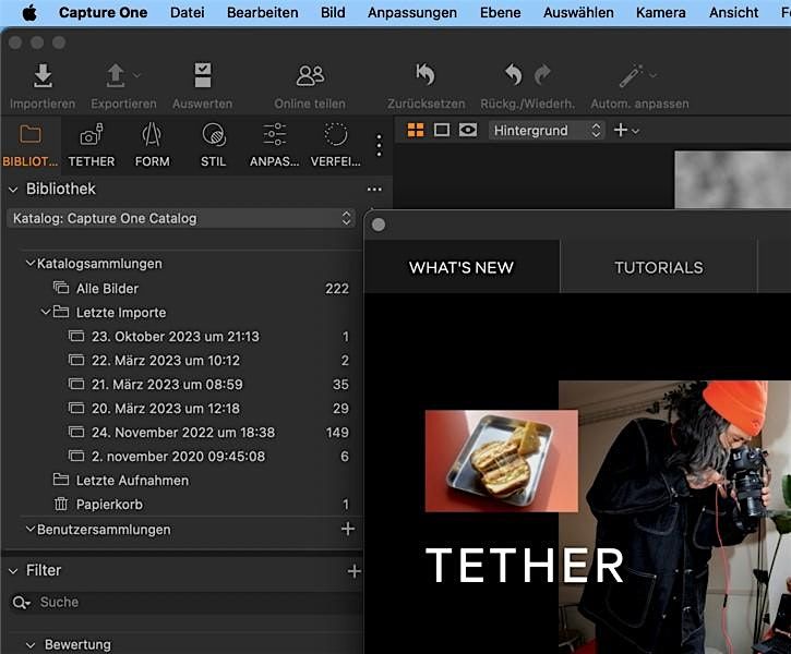 Capture One Pro von Import bis Bildbearbeitung