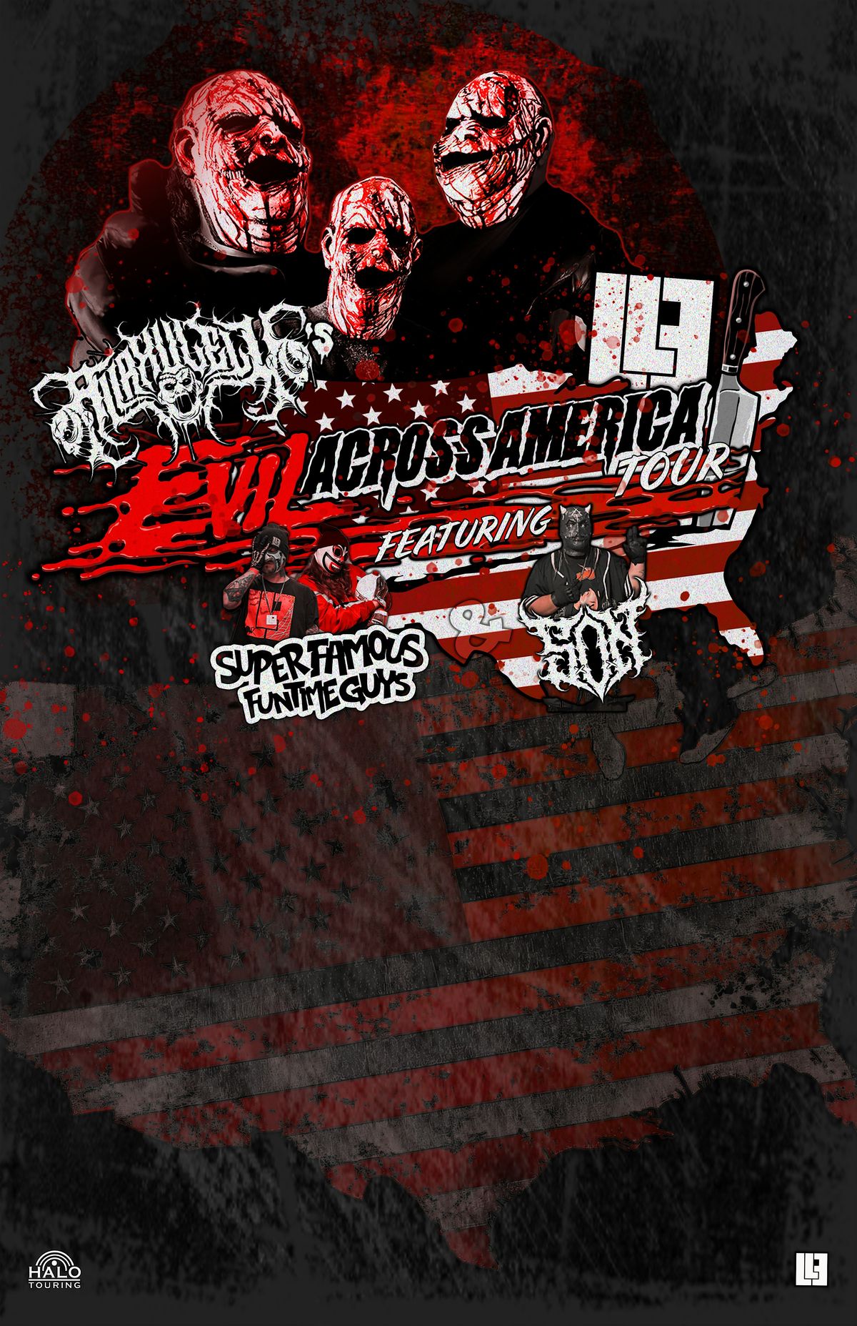 EVIL ACROSS AMERICA TOUR  3\/19 VA BEACH SCANDALS LIVE