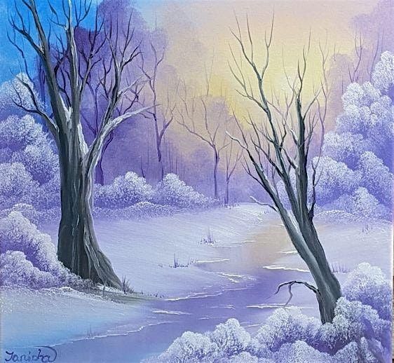 Bob Ross Oils Class Sun February 23rd 9am - 3pm $95 Includes All Materials