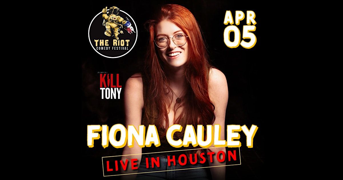 Fiona Cauley (K*ll Tony Headlines The Riot Comedy Festival