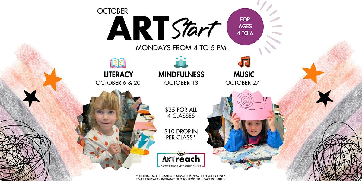 ARTstart: Literacy, Mindfulness, & Music [October]