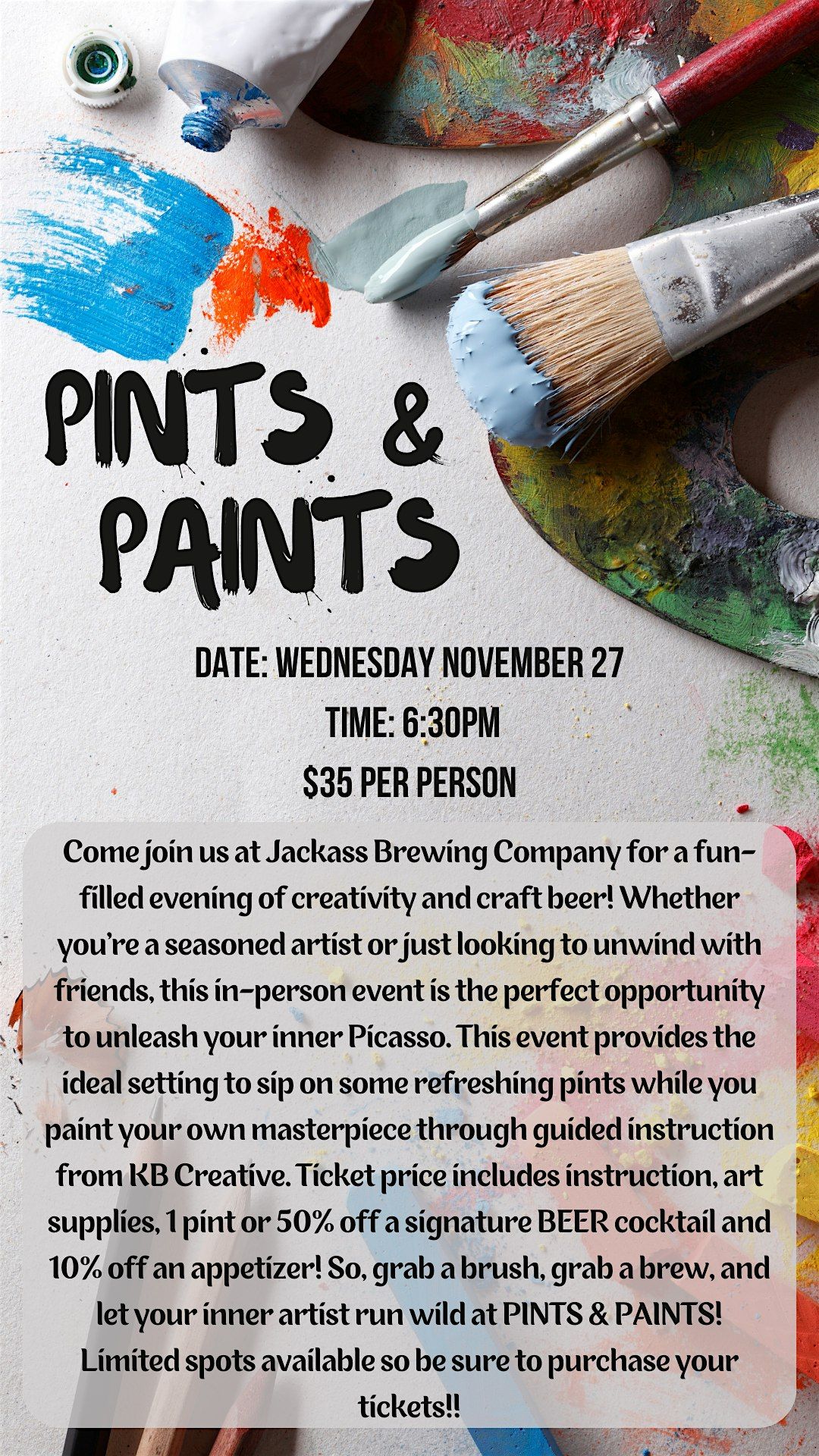 Pints & Paints with KBCreative