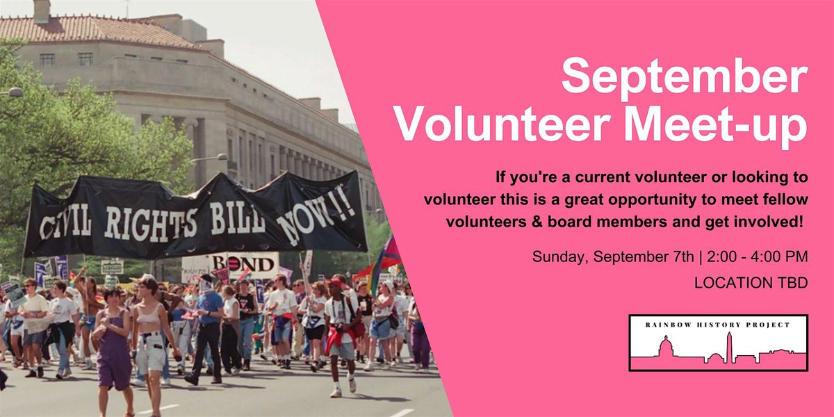 September Volunteer Meet-up