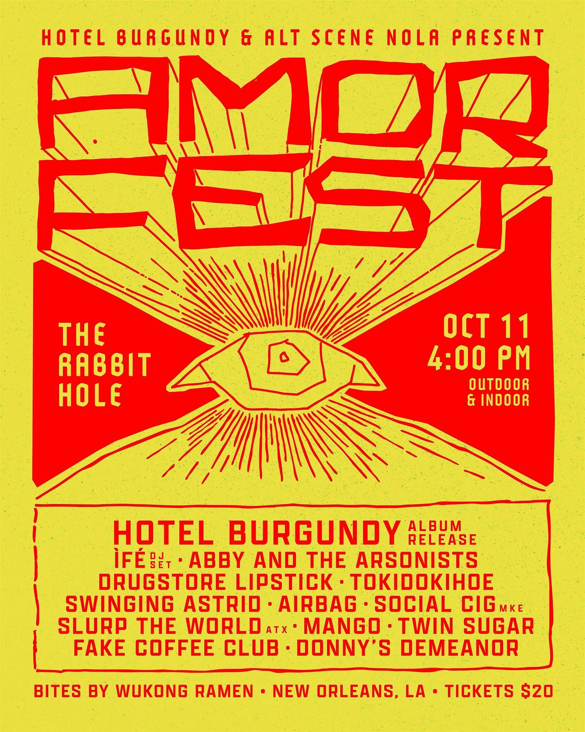 Amor Fest by Hotel Burgundy and Alt Scene NOLA