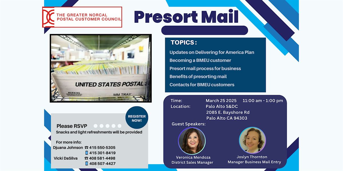 USPS Presort Mail Tour