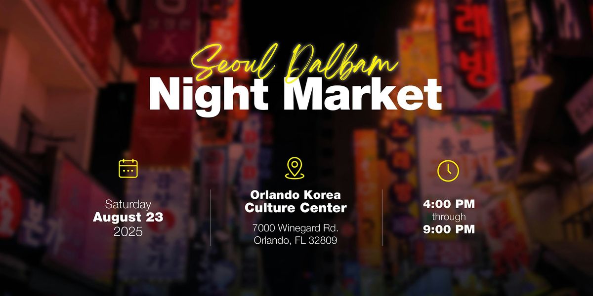 Seoul Dalbam Night Market