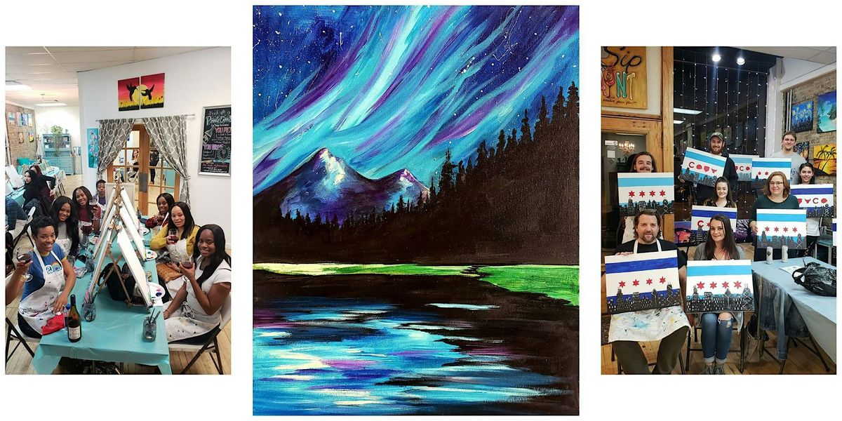 BYOB Sip & Paint Class \u201cNorthern Lights\u201d