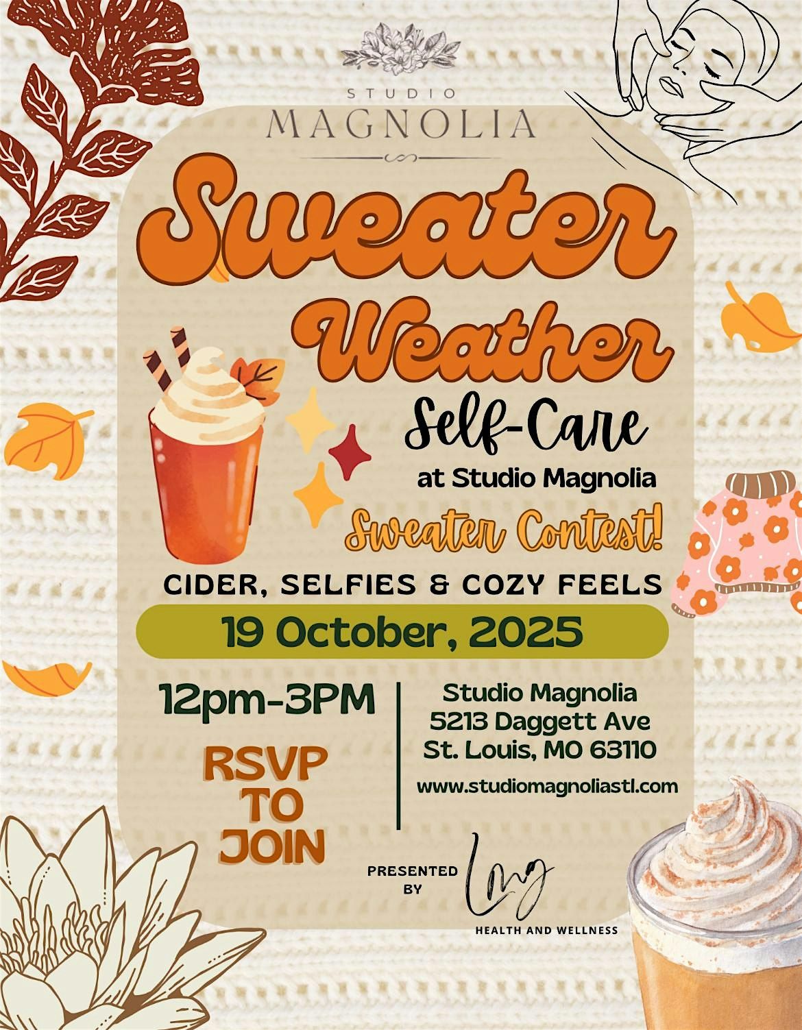 Sweater Weather Self-Care at Studio Magnolia