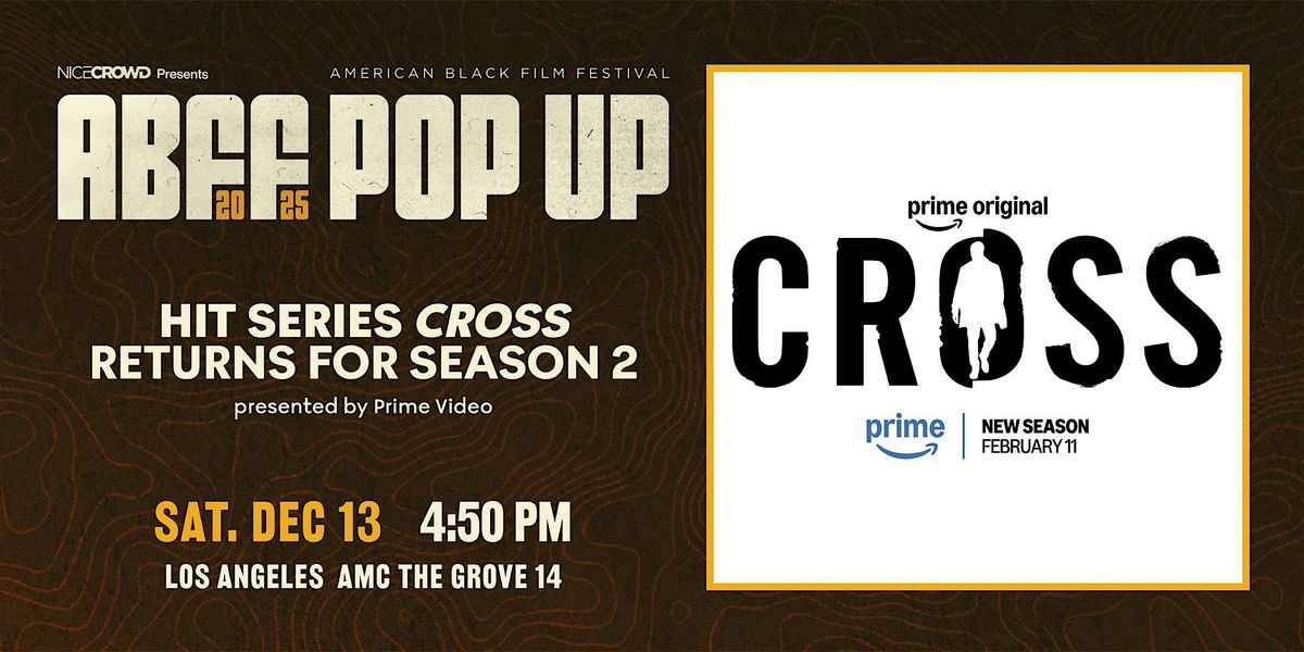 Hit Series CROSS Returns for Season 2, Presented by Prime Video