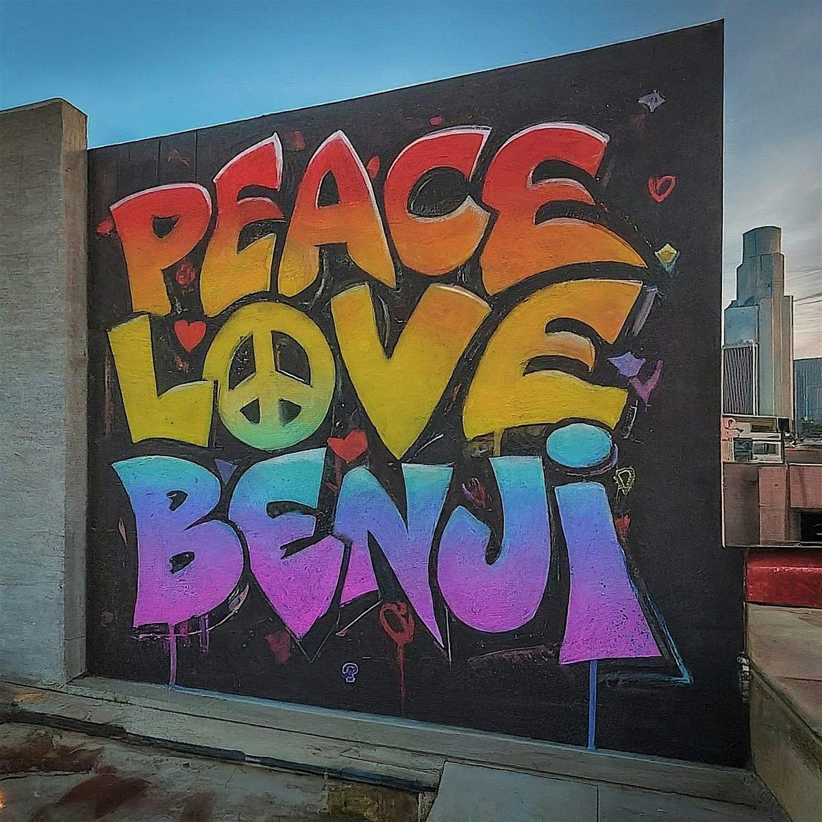 A Benji's Pop-Up shop: Peace & Love