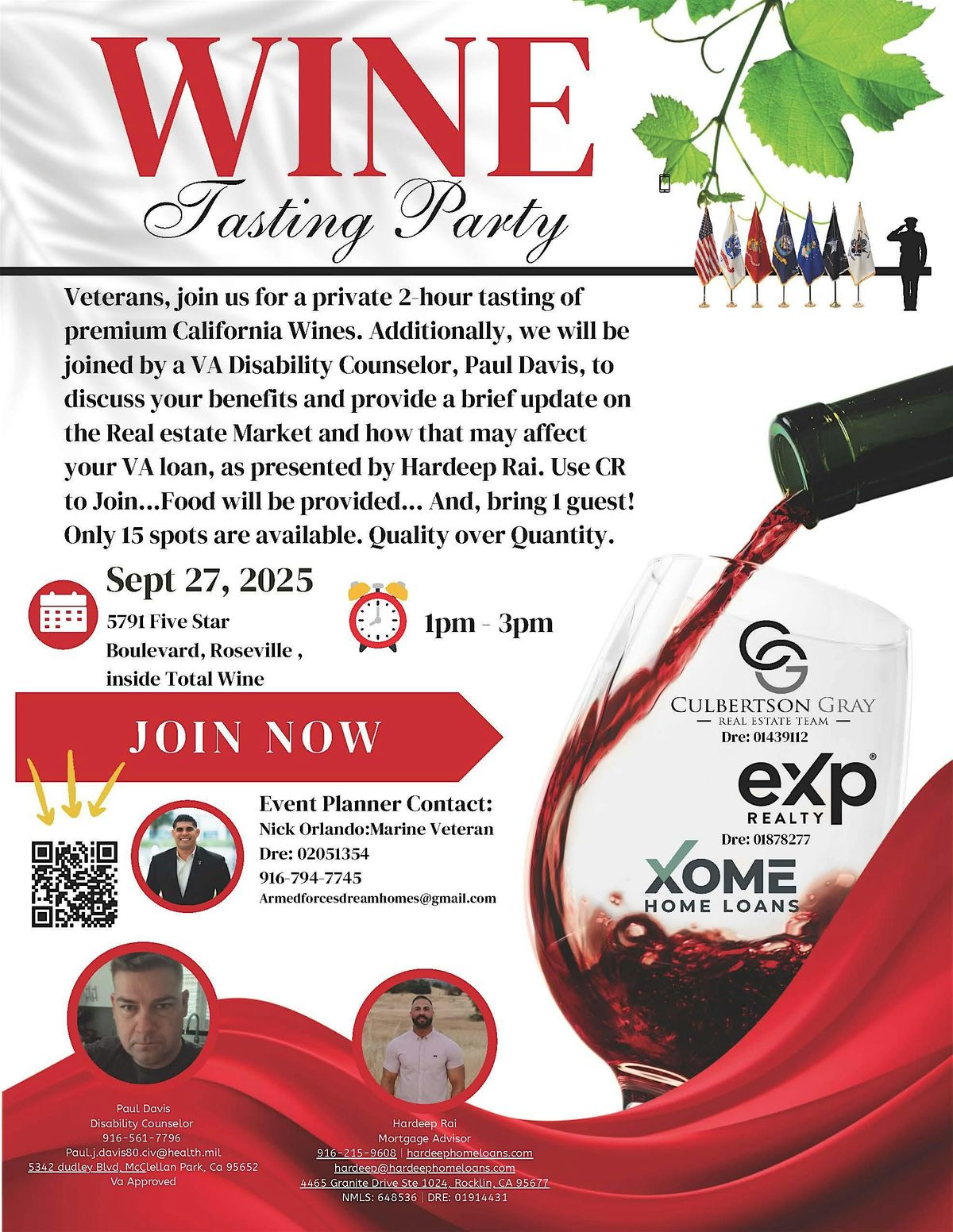 Vets & Vino: Sip, Savor, Support