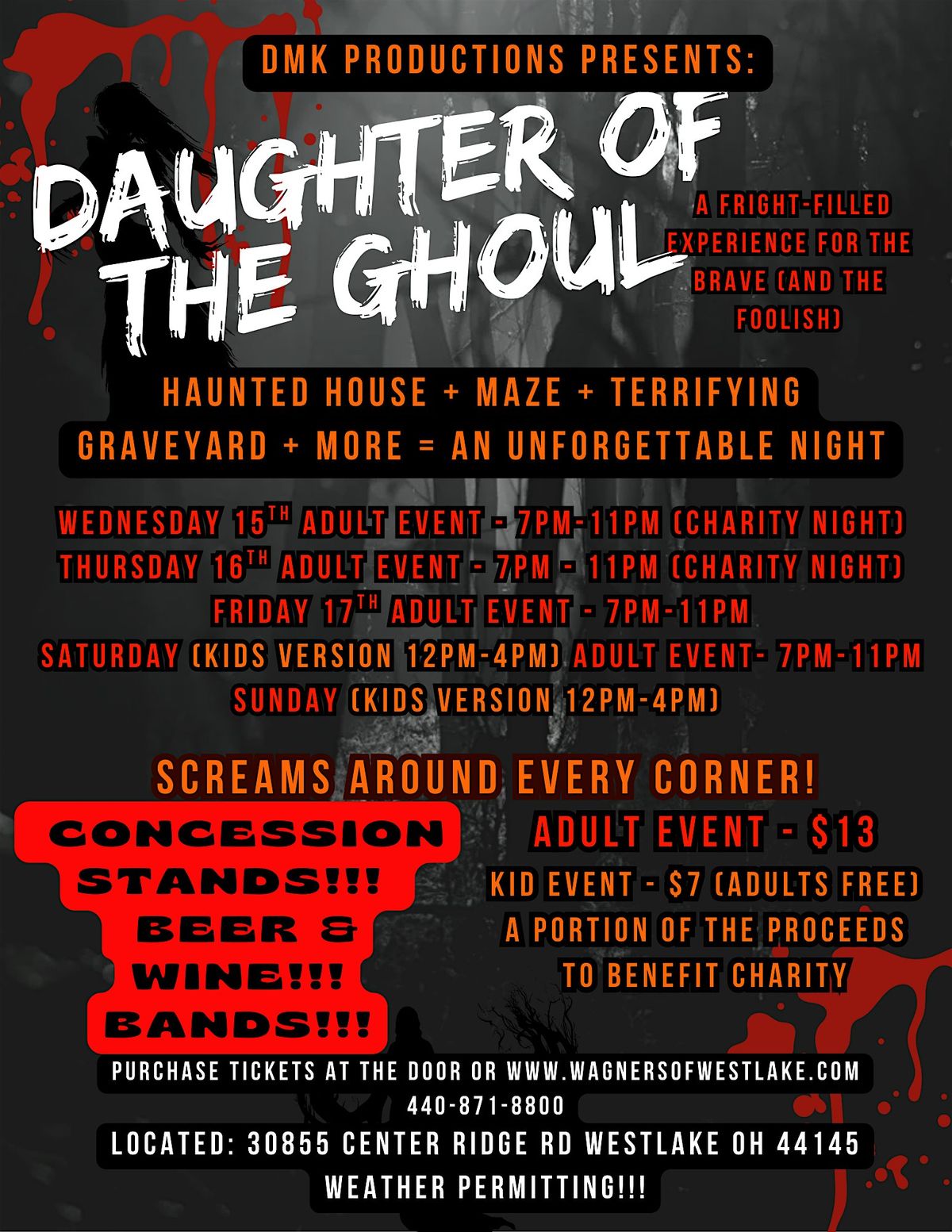 Daughter of the Ghoul Haunted House!