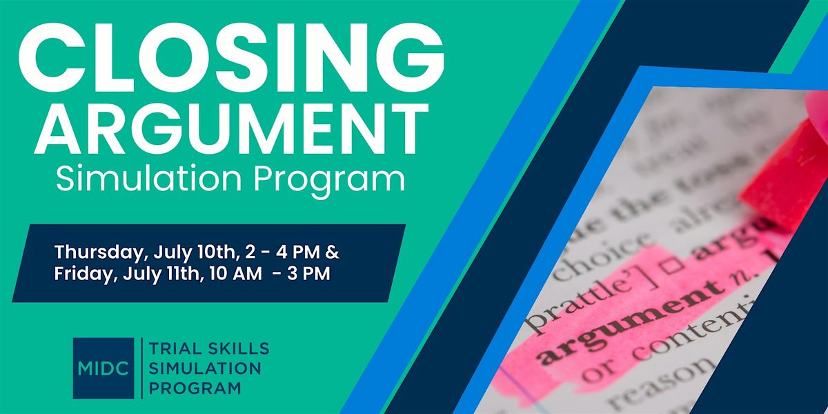 Closing Argument Simulation Program