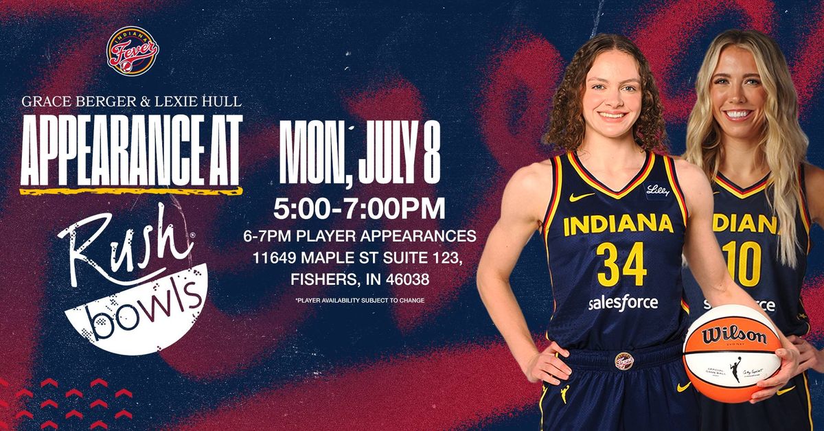Indiana Fever Meet & Greet at Rush Bowls Fishers