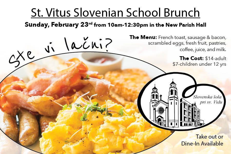 Slovenian School Brunch Fundraiser