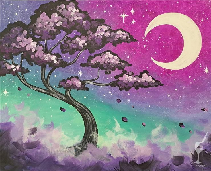 New Art - Sunday Funday! Mystic Midnight Tree!!