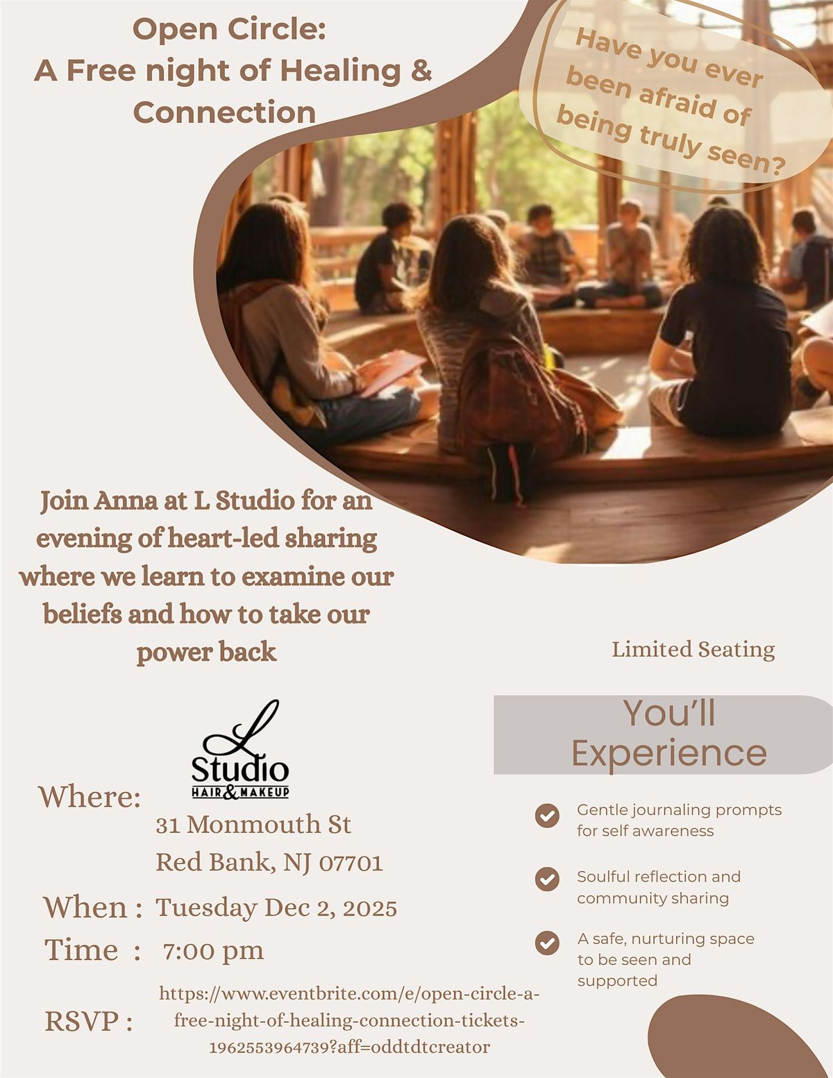 Open Circle: A Free Night of Healing & Connection