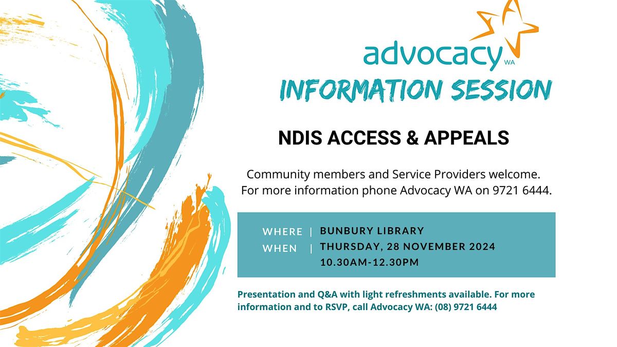 NDIS Access & Appeals Information Session