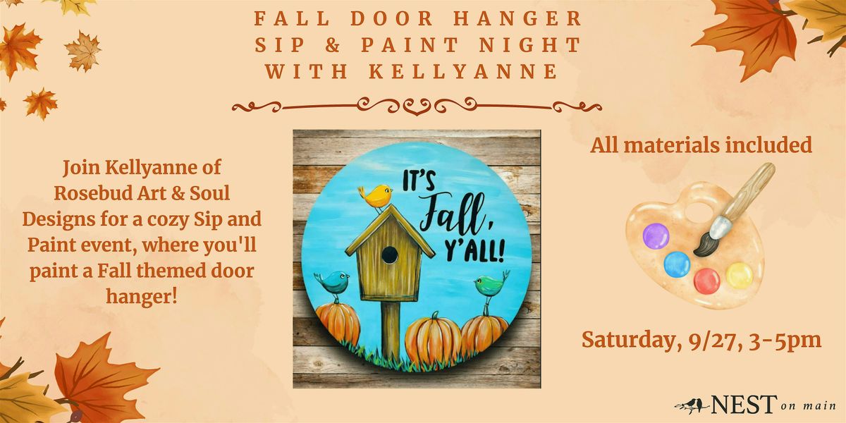It\u2019s Fall, Y\u2019all! Paint Night with Kellyanne of Rosebud Art & Soul Designs