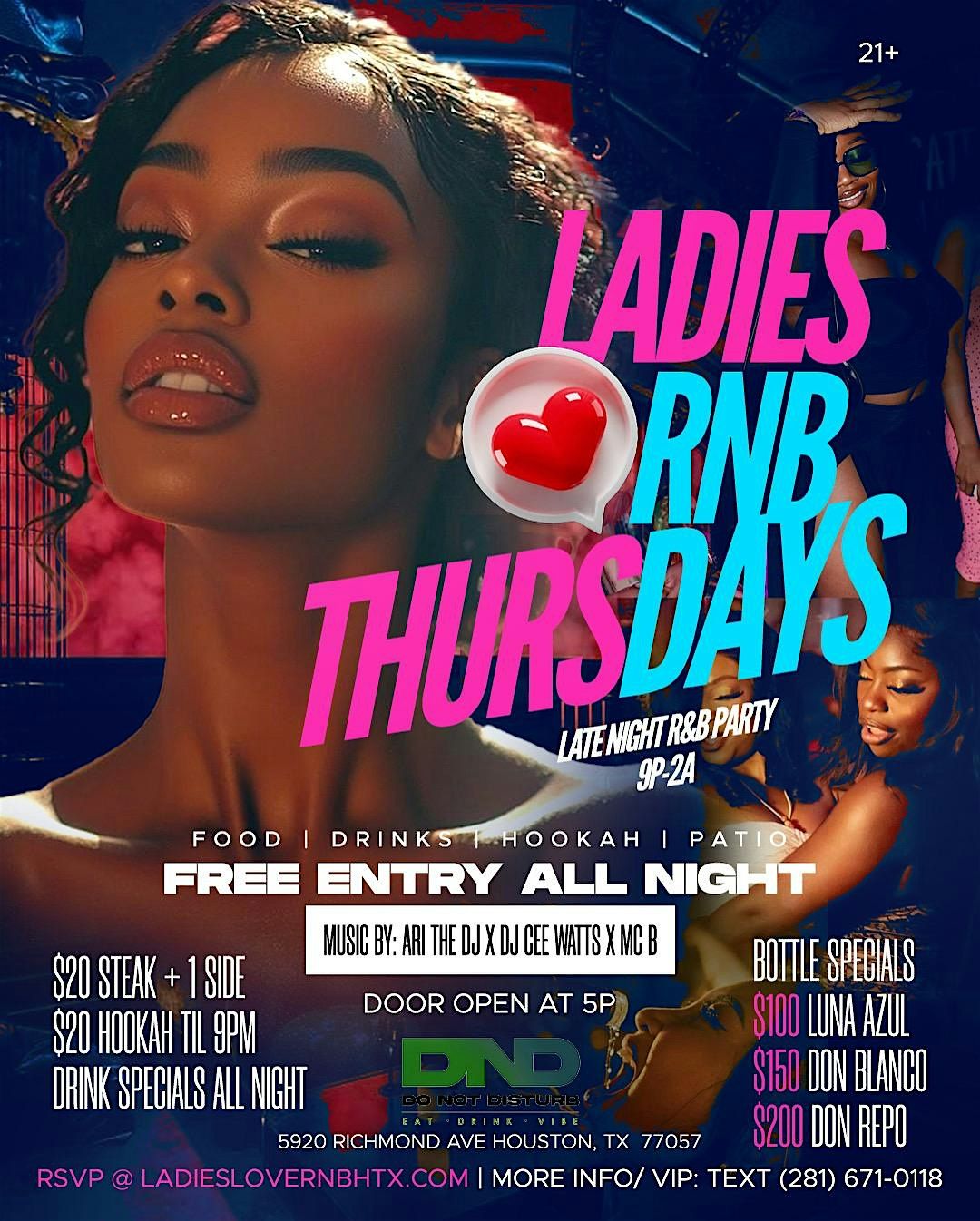 Ladies Love R&B Thursdays! # 1 Ladies R&B Night In Houston!