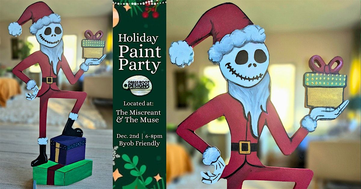 Jack Holiday Paint Party at Miscreant & The Muse