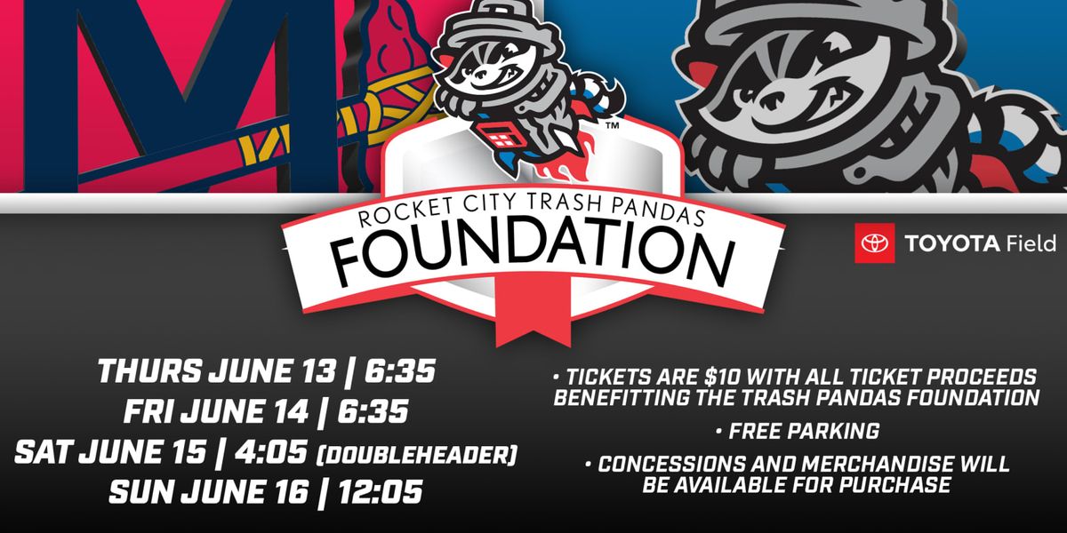 Rocket City Trash Pandas vs. Chattanooga Lookouts
