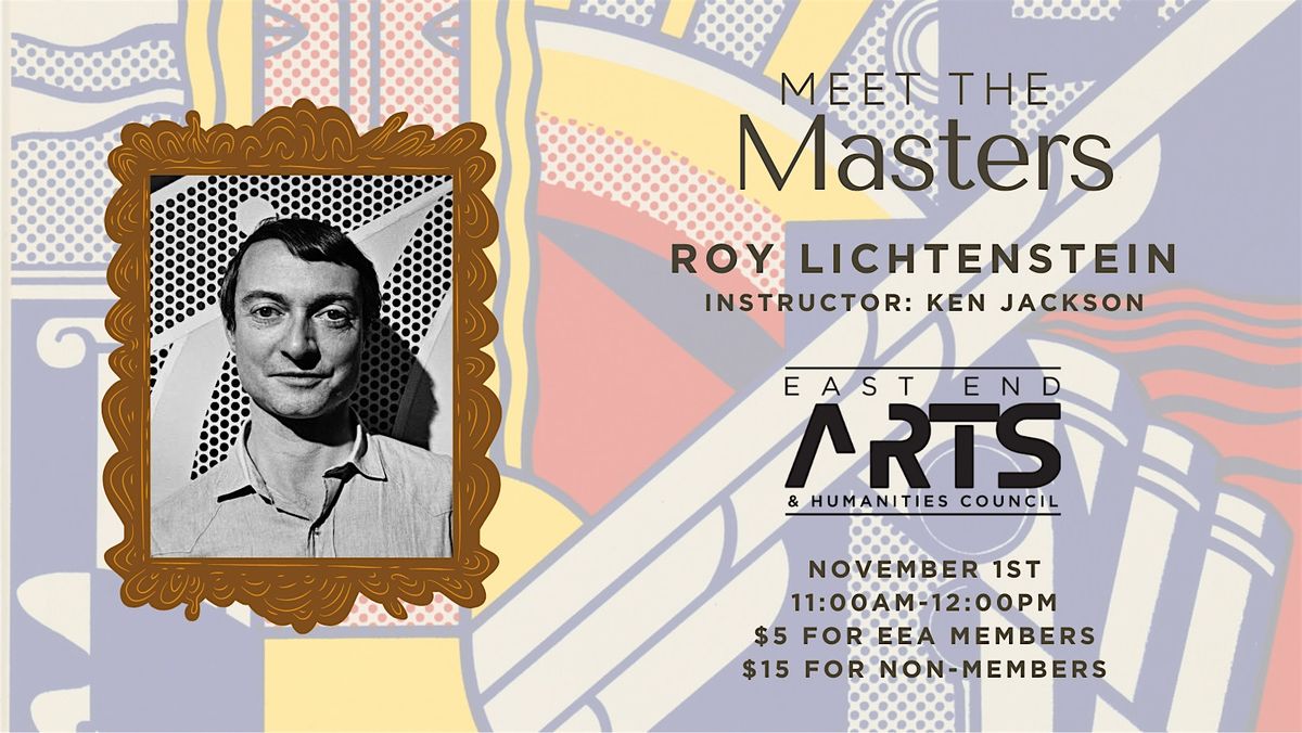 Meet The Masters Art Workshop: Roy Lichtenstein