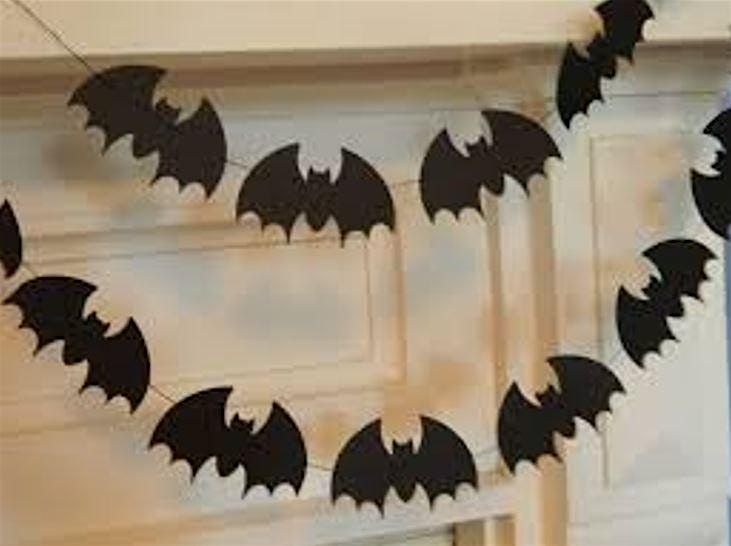 Art Afternoon with Alex - Get Batty Spooky Art Garlands