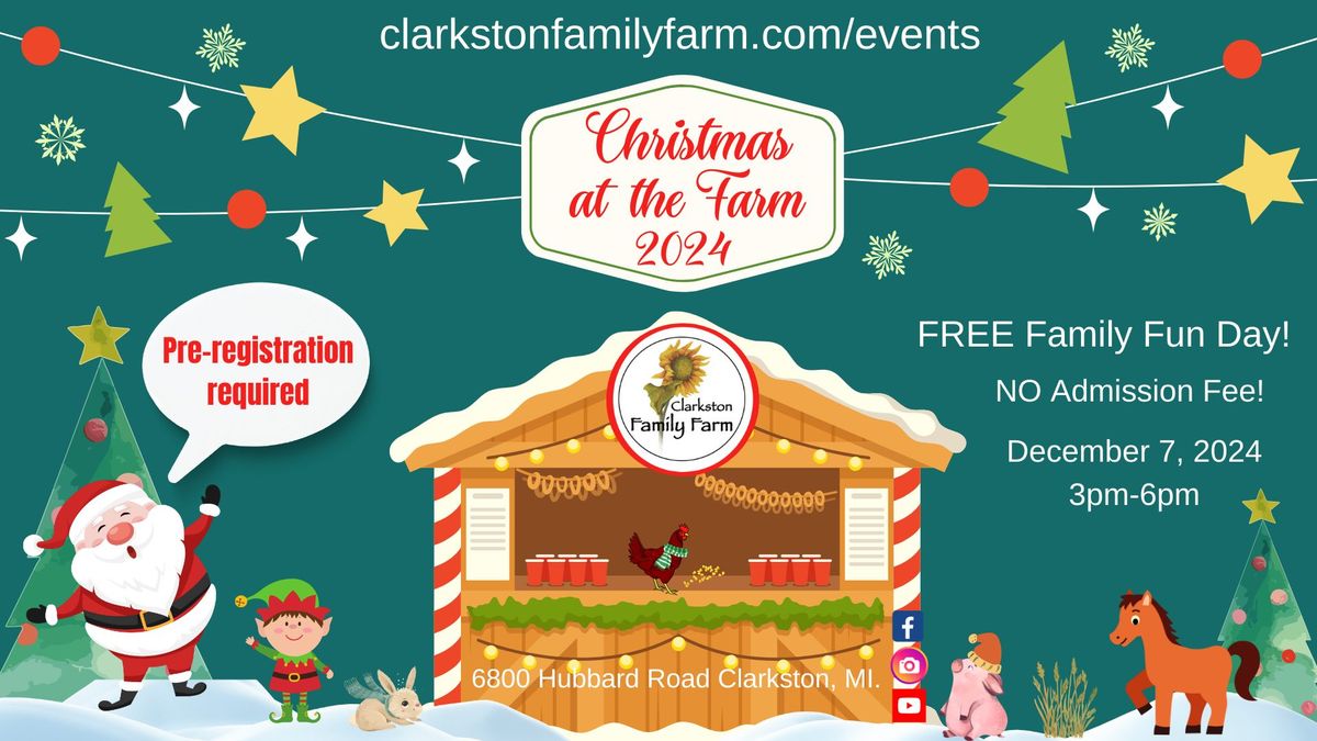 Christmas at the Farm - FREE Family Fun Day! 