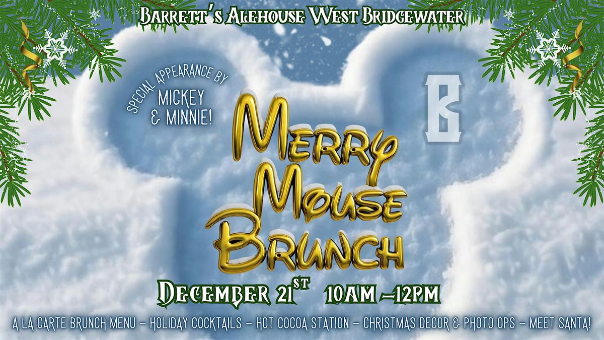 Merry Mouse Brunch at Barrett\u2019s Alehouse West Bridgewater!