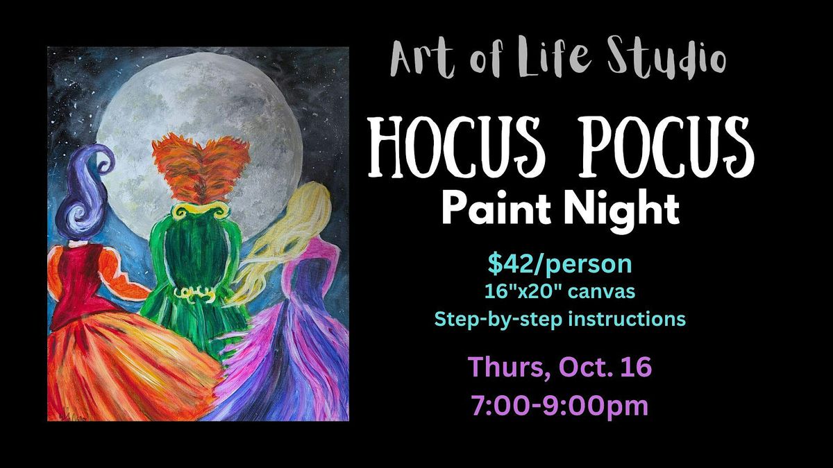 Paint Night: Hocus Pocus